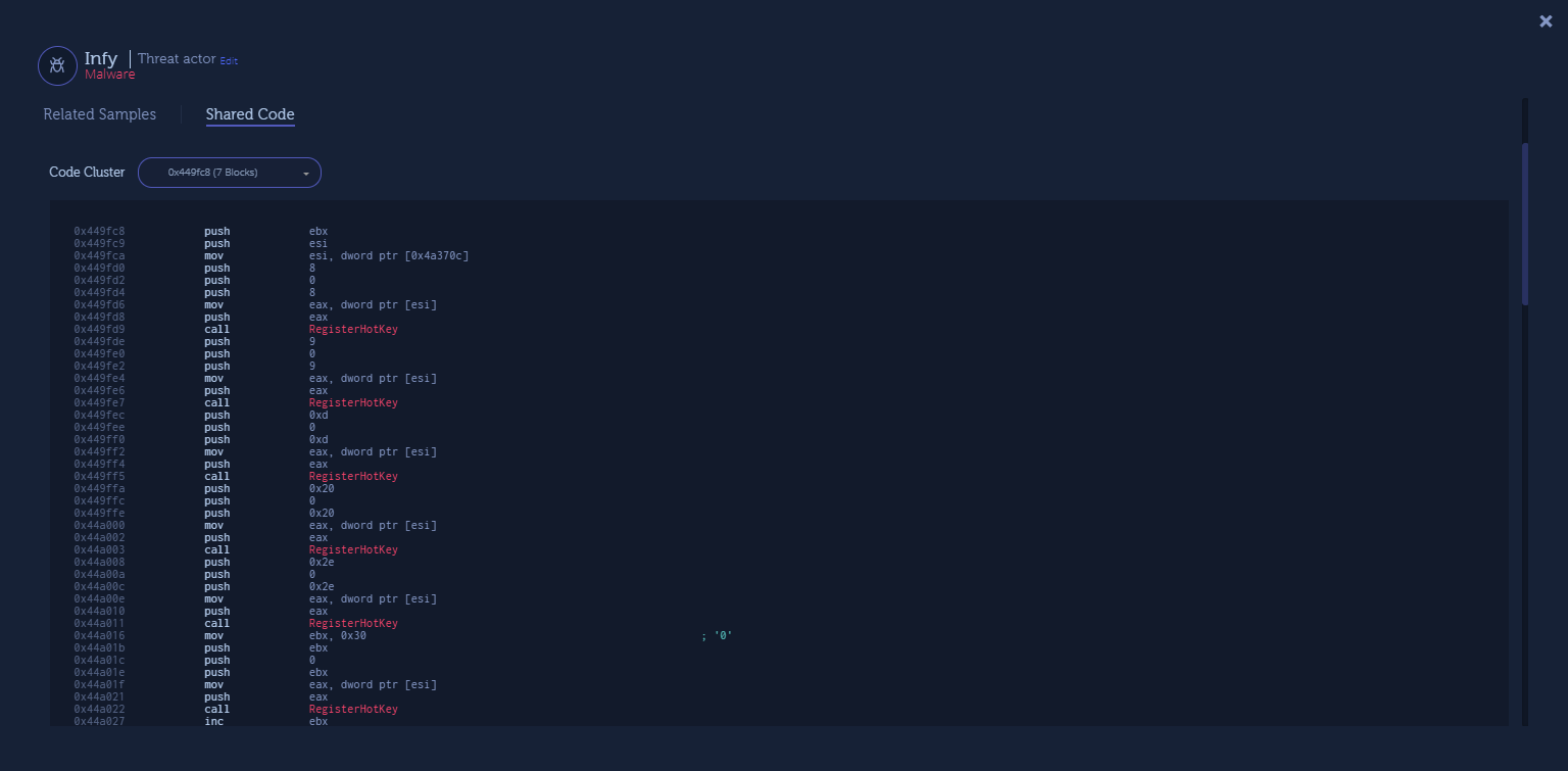 Code overlap with Infy