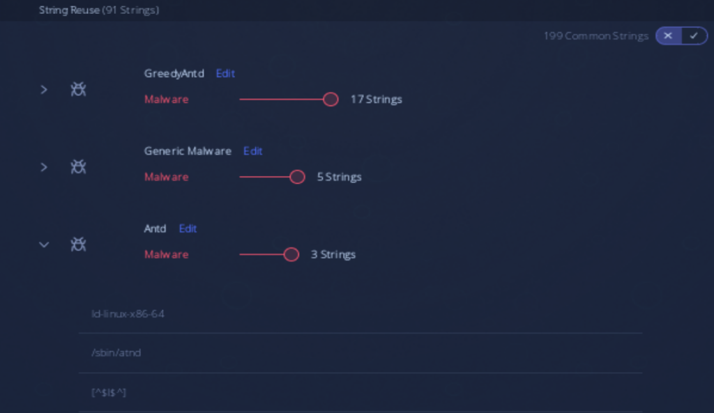 String Reuse from Antd and GreedyAntd
