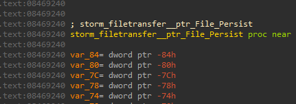 The function that archives persistence in the Linux variant.