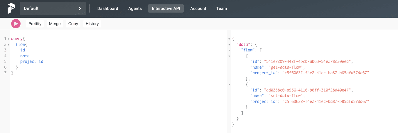 Obtaining the ID of a task using GraphQL API.