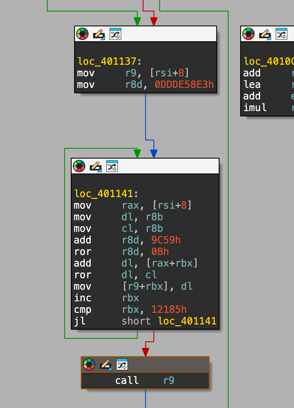 Second stage of decryption